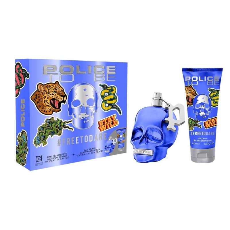 Police TO BE FREE TO DARE MAN SET 2pcs