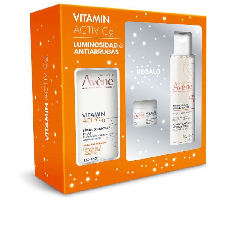 Avène VITAMIN ACTIV CG SERUM + MICELLAR + CREAM CASE 3 pcs