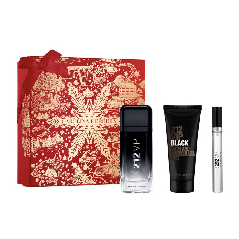 Carolina Herrera 212 VIP BLACK EDP 100ml SET