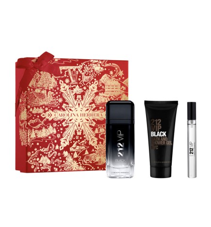 Carolina Herrera 212 VIP BLACK EDP 100ml SET