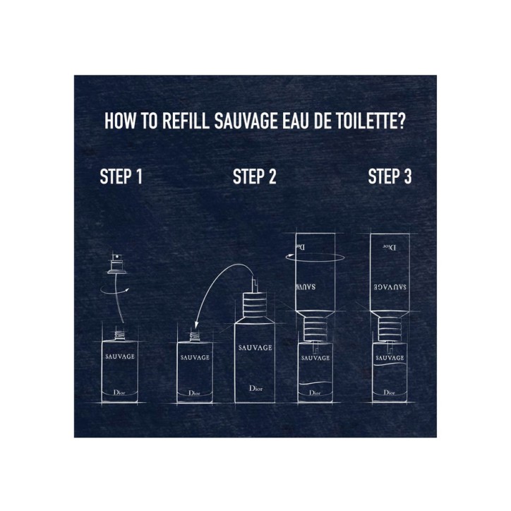 SAUVAGE Eau de Toilette REFILL - 300ml