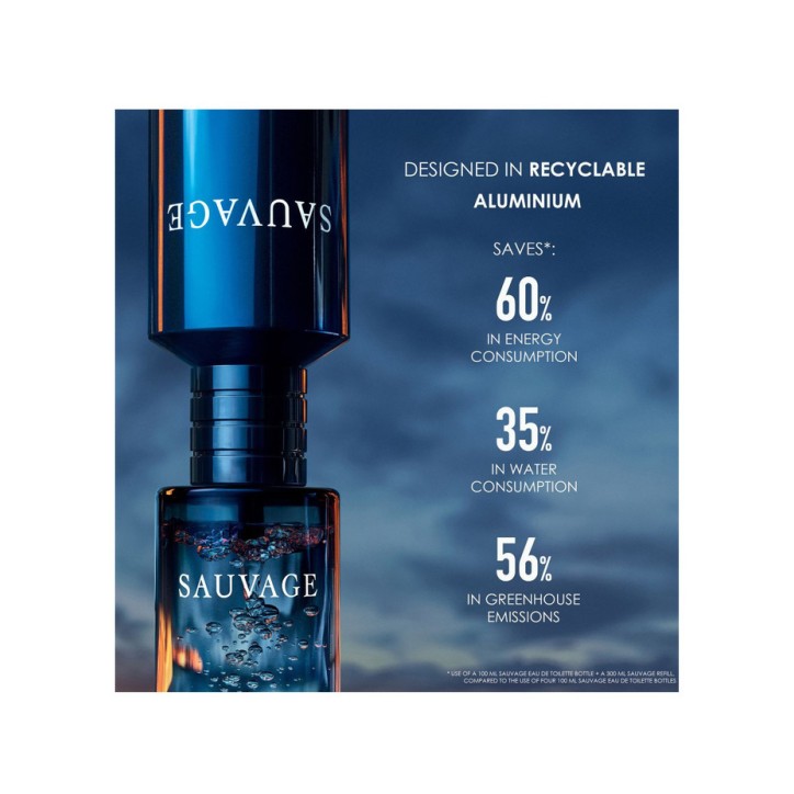 SAUVAGE Eau de Toilette REFILL - 300ml