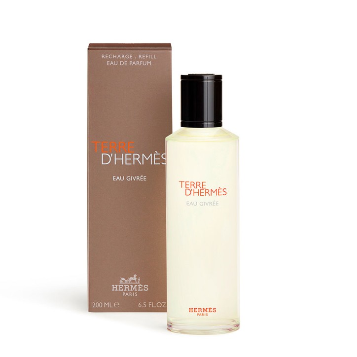 TERRE D'HERMES EAU GIVREE eau de parfum REFILL - 200ml