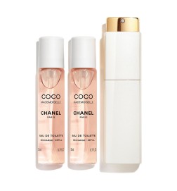 Chanel COCO MADEMOISELLE Eau de Parfum Twist and Spray Refillable Bottle - 3x20ml