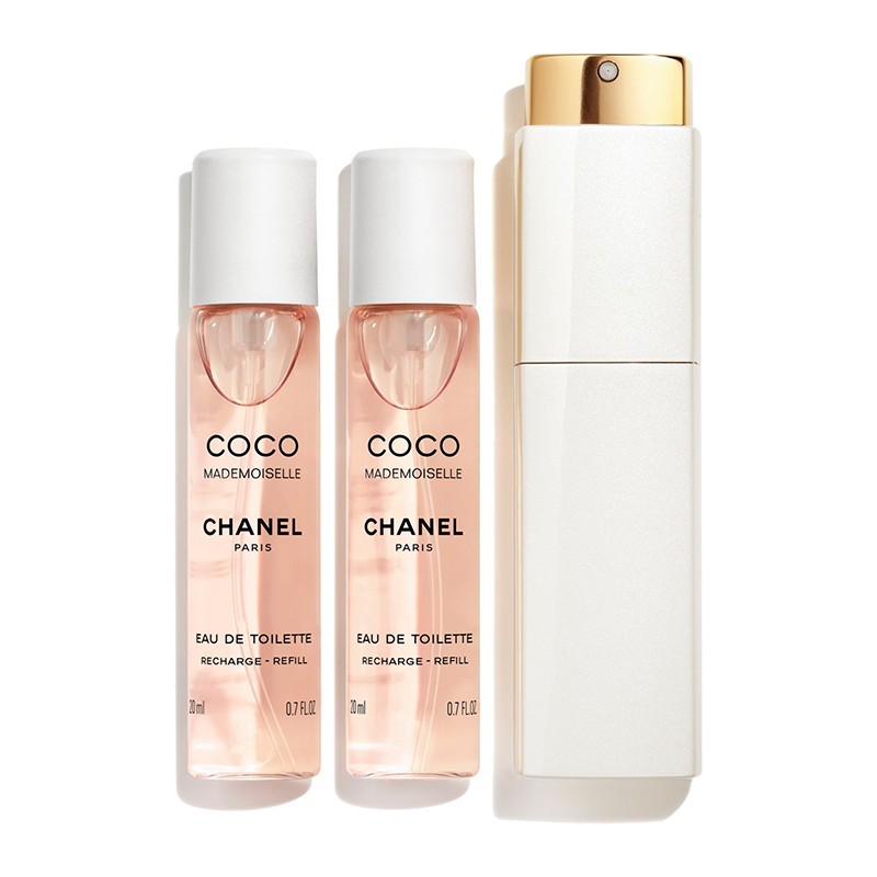 Chanel COCO MADEMOISELLE Eau de Parfum Twist and Spray Refillable Bottle - 3x20ml
