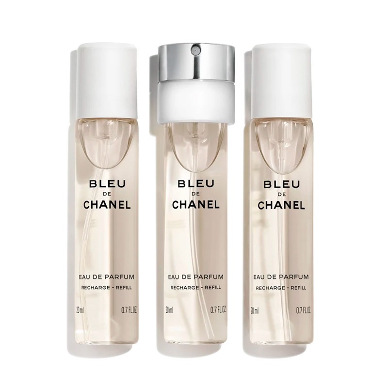 Chanel BLEU Eau de Parfum Twist and Spray REFILL - 3x20ml
