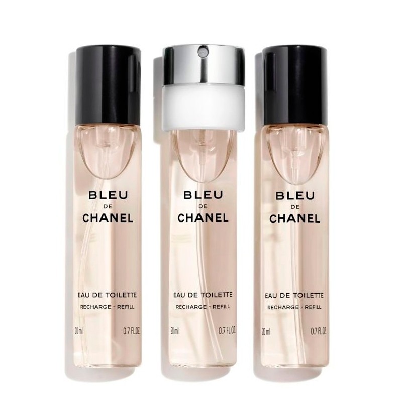 Chanel BLEU Eau de Toilette Twist And Spray REFILL - 3x20ml