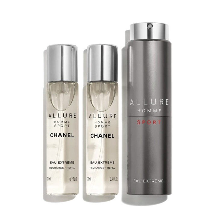 ALLURE HOMME SPORT eau extreme Twist And Spray Refillable Bottle - 3x20ml