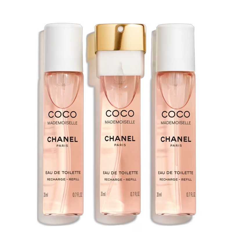 Chanel COCO MADEMOISELLE Eau de Toilette Twist and Spray REFILL - 3x20ml
