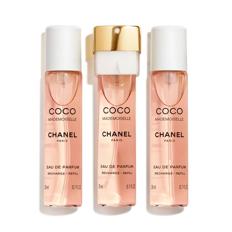 Chanel COCO MADEMOISELLE Eau de Parfum Twist and Spray REFILL - 3x20ml