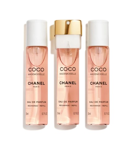 COCO MADEMOISELLE Eau de Parfum Twist and Spray REFILL - 3x20ml