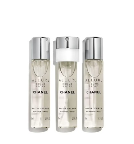 ALLURE HOMME SPORT Eau de Toilette Twist And Spray REFILL 3x20ml