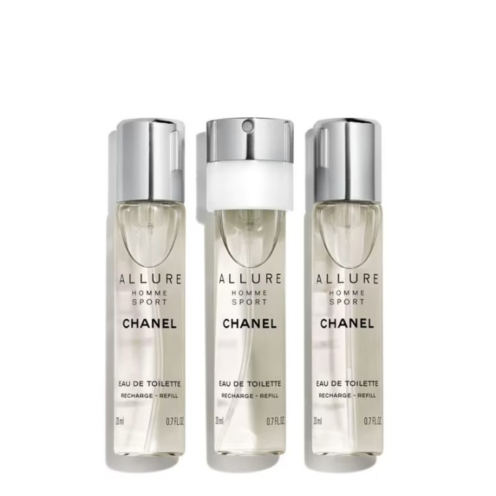 ALLURE HOMME SPORT Eau de Toilette Twist And Spray REFILL 3x20ml