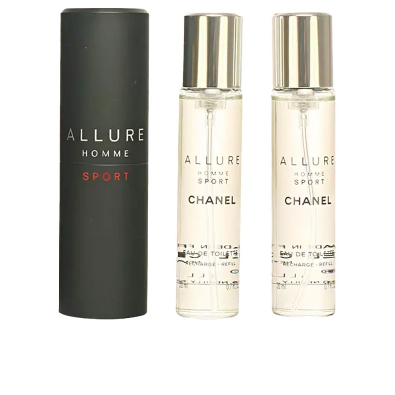 Chanel ALLURE HOMME SPORT Eau de Toilette Twist And Spray Refillable Bottle - 3x20ml