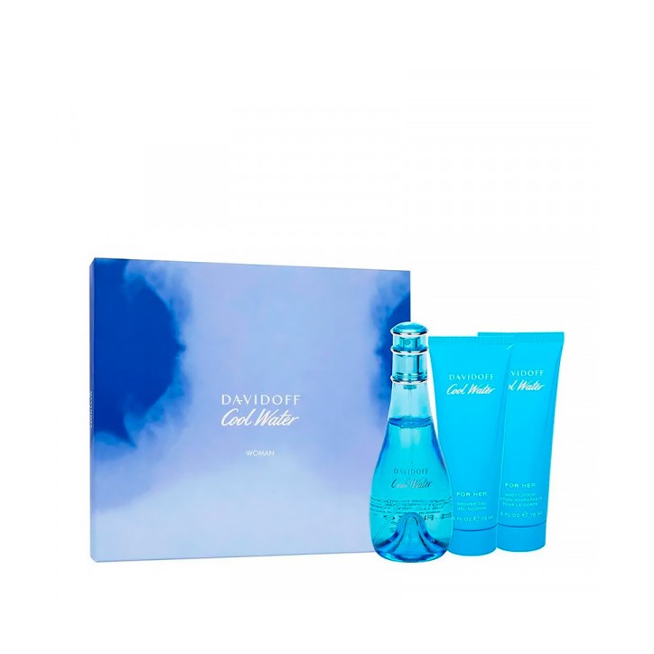 DAVIDOFF COOL WATER WOMAN EDT 100ml SET