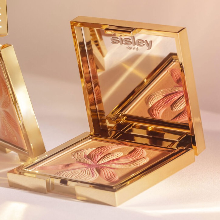L'ORCHIDEE blush enlumineur au lys blanc CORAL 15 gr