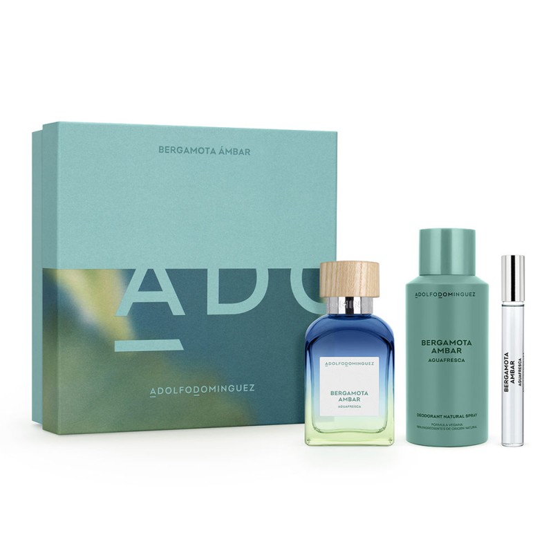 Adolfo Dominguez AGUA FRESCA BERGAMOTA ÁMBAR SET