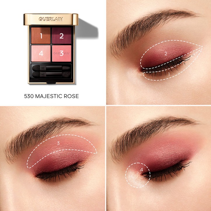 OMBRES G Eyeshadow palette 530-majestic rose 6 gr