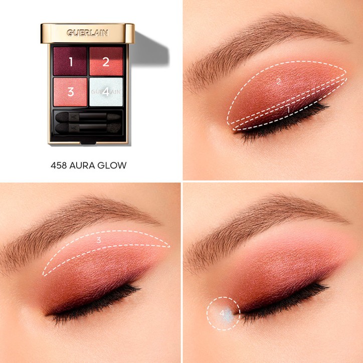 OMBRES G Eyeshadow palette 458-Aura glow 6 gr