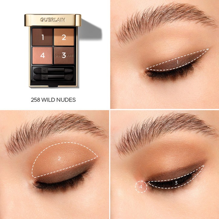 OMBRES G Eyeshadow palette 258 Wild Nudes 6 gr