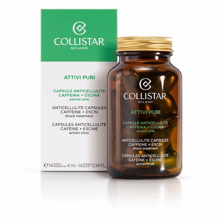 ATTIVI PURI anti-cellulite capsules caffeine + escina 14 u