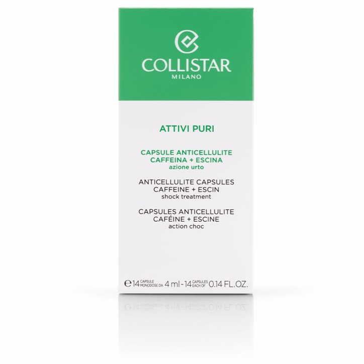 ATTIVI PURI anti-cellulite capsules caffeine + escina 14 u