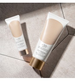Sensai SILKY BRONZE Protective sun care face cream SPF50+ - 50ml