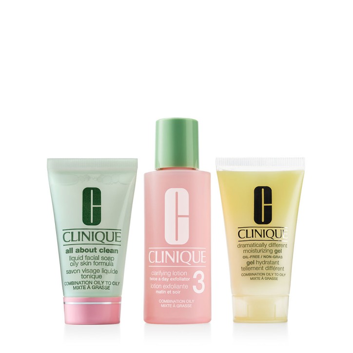 3 STEP SYSTEM FOR COMBINATION-OILY SKIN SET 3 pcs