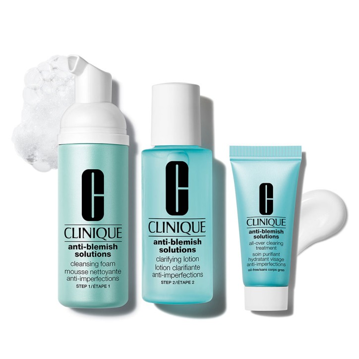 ANTI-BLEMISH SOLUTIONS 3-STEP SKIN CARE SYSTEM SET 3 pcs