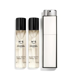 Chanel No 5 L'EAU edt spray twist & spray refill 3 x 20 ml