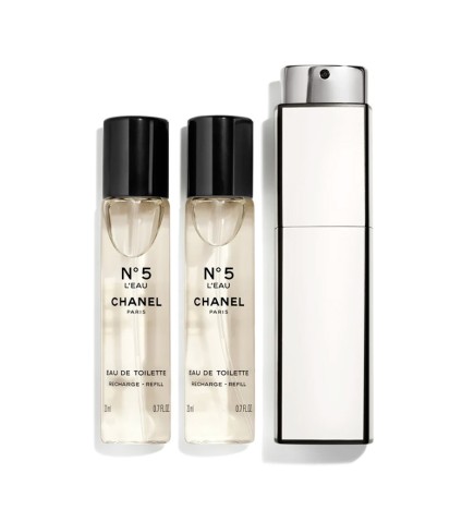 No 5 L'EAU edt spray twist & spray refill 3 x 20 ml