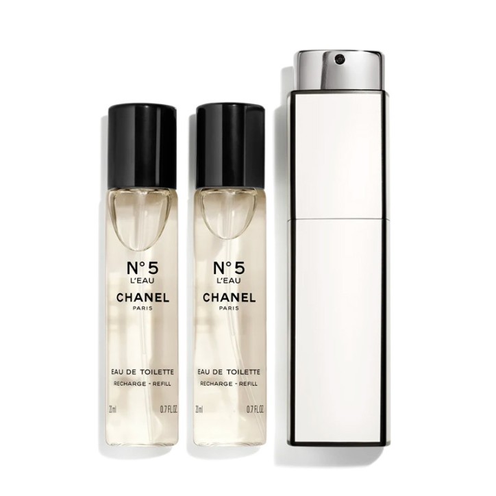 No 5 L'EAU edt spray twist & spray refill 3 x 20 ml