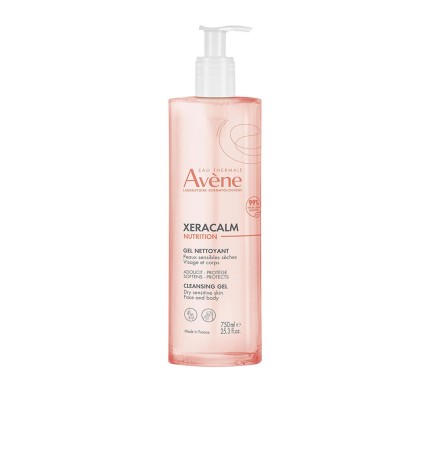 Avène XERACALM NUTRITION cleansing gel  face and body - 750ml
