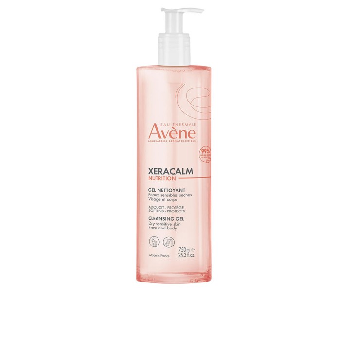 XERACALM NUTRITION cleansing gel  face and body - 750ml