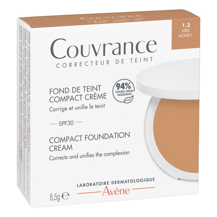 COUVERANCE Compact foundation cream - Honey
