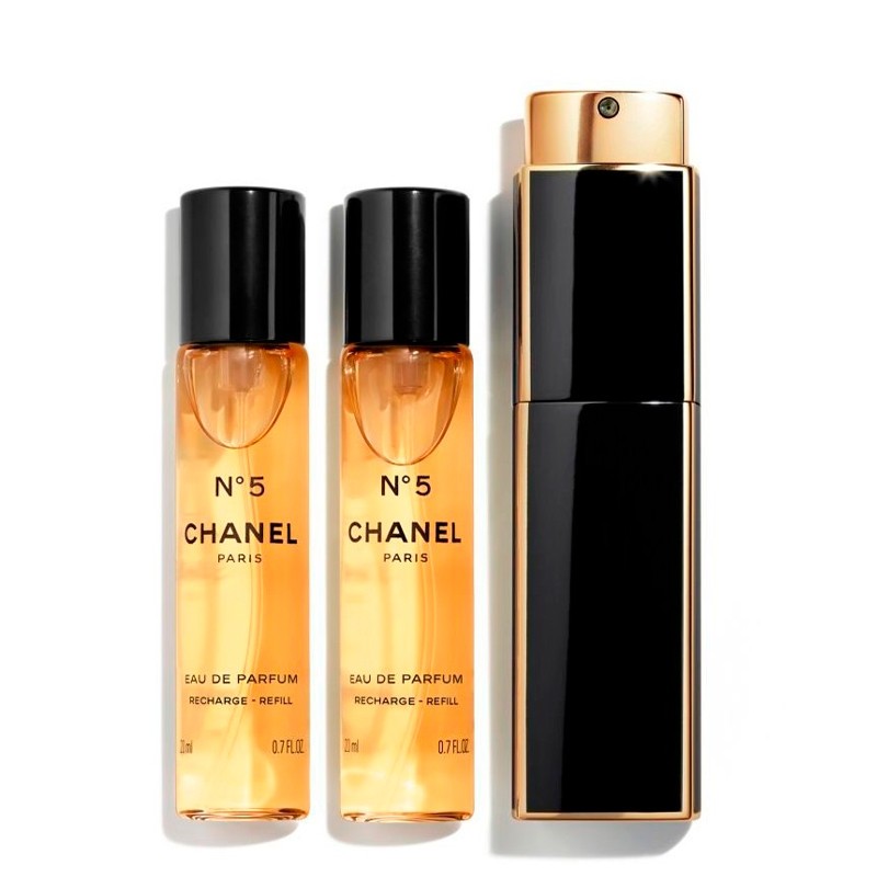 Chanel Nº5 Eau de Parfum Twist and Spray - 3x20ml