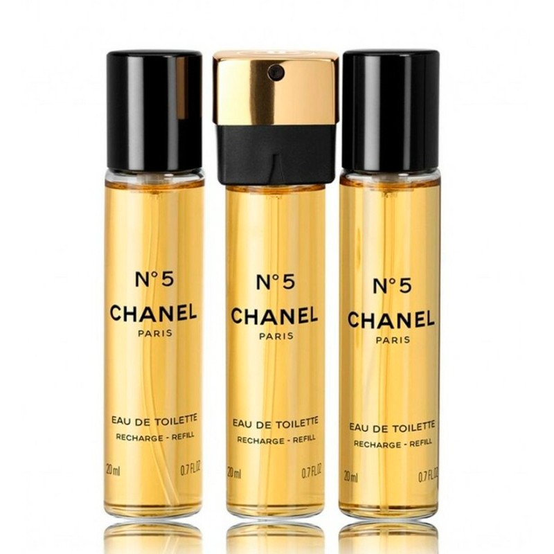 Chanel Nº5 Eau de Toilette Twist and Spray Recharge - 3x20ml