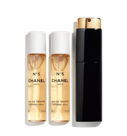Chanel Nº5 Eau de Toilette Twist and Spray - 3x20ml