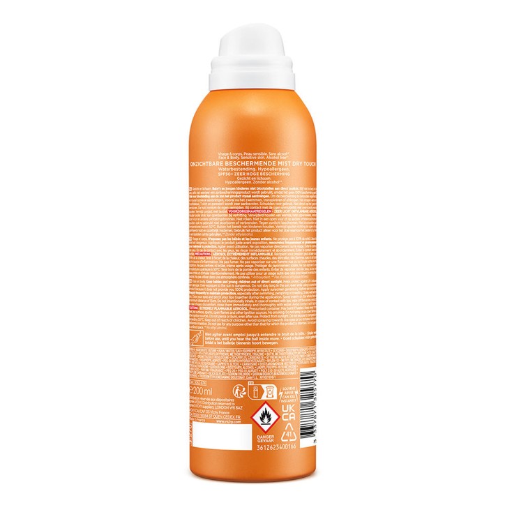 CAPITAL SOLEIL brume hydratante invisible SPF50 200 ml