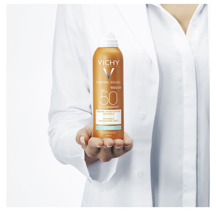 CAPITAL SOLEIL brume hydratante invisible SPF50 200 ml