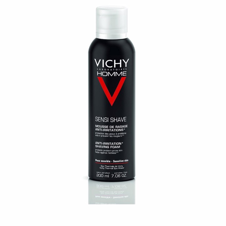 VICHY HOMME mousse a raser anti-irritations 200 ml