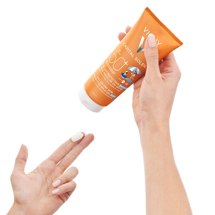 CAPITAL SOLEIL milk-gel sunscreen for children SPF50+ 200 ml