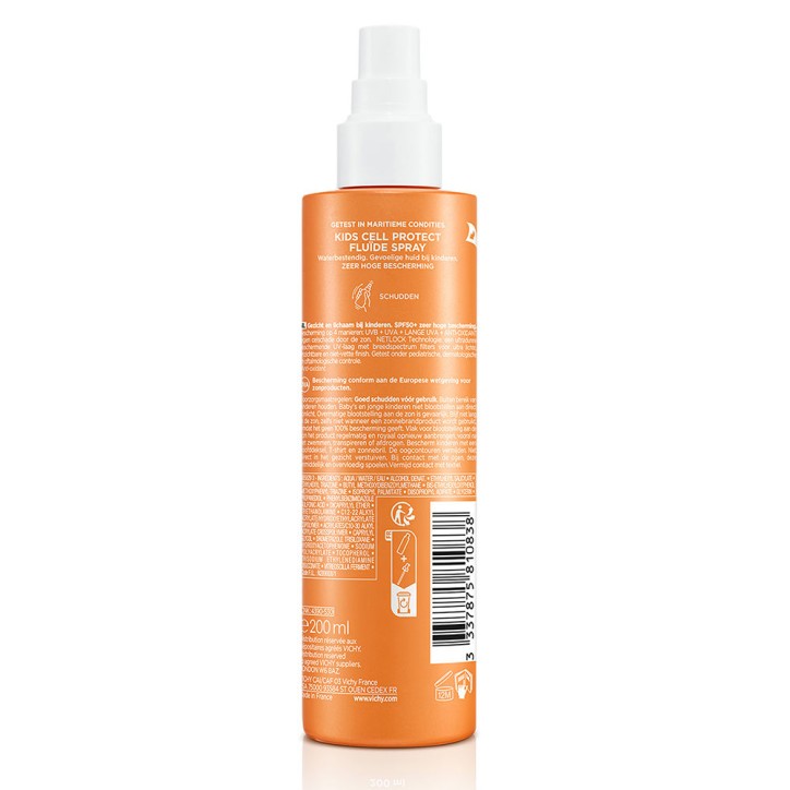 CAPITAL SOLEIL spray fluide enfants SPF50+ 200 ml