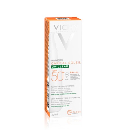 CAPITAL SOLEIL UV CLEAR fluide anti-imperfections SPF50+ 40 ml