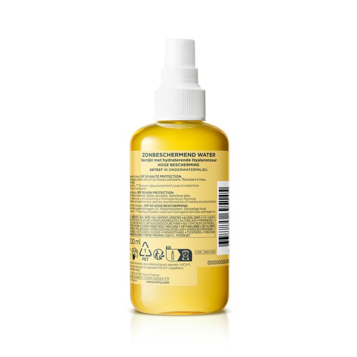 IDÉAL SOLEIL eau de protection solaire hydr SPF50 200 ml