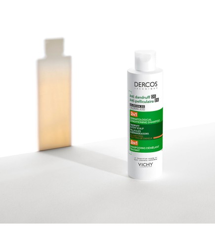 DERCOS TECHNIQUE 2 in 1 anti-dandruff shampoo and conditioner  - 200ml