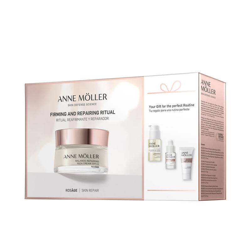 Anne Möller ROSÂGE BALANCE RICH REPAIRING CREAM SPF15 SET 4 pz