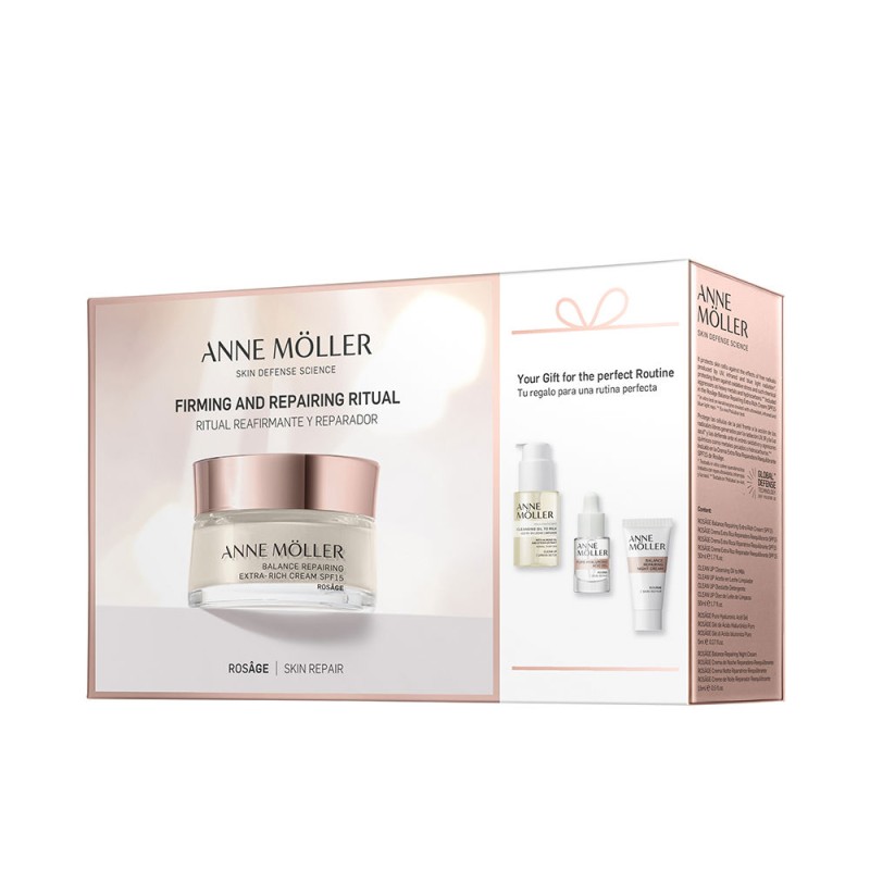 Anne Möller ROSÂGE BALANCE EXTRA-RICH REPAIRING CREAM SPF15 SET 4 pz