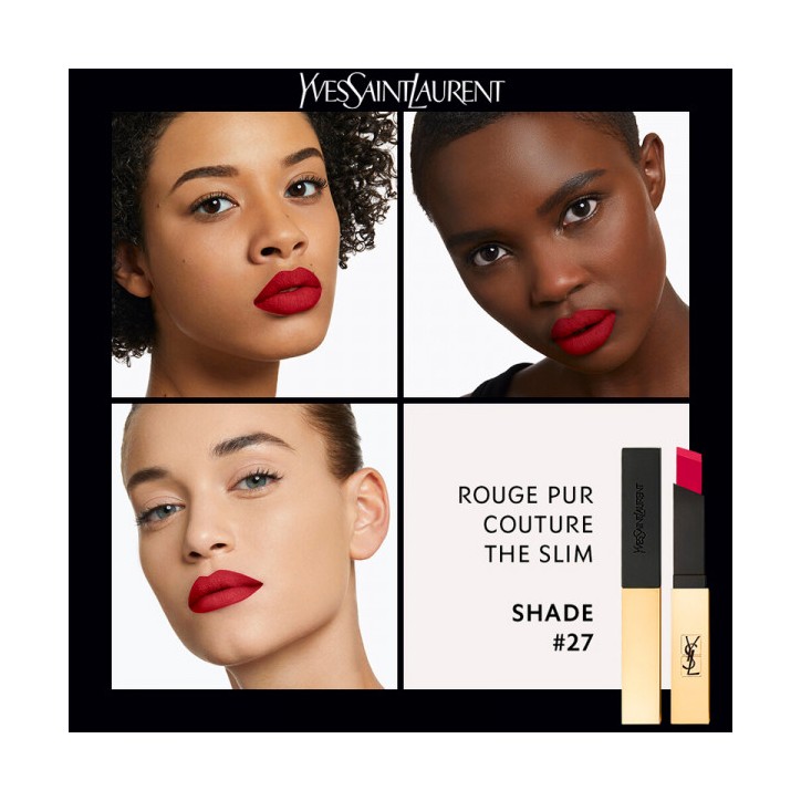 ROUGE PUR COUTURE THE SLIM 27-Conflicting Crimson 3,8 ml