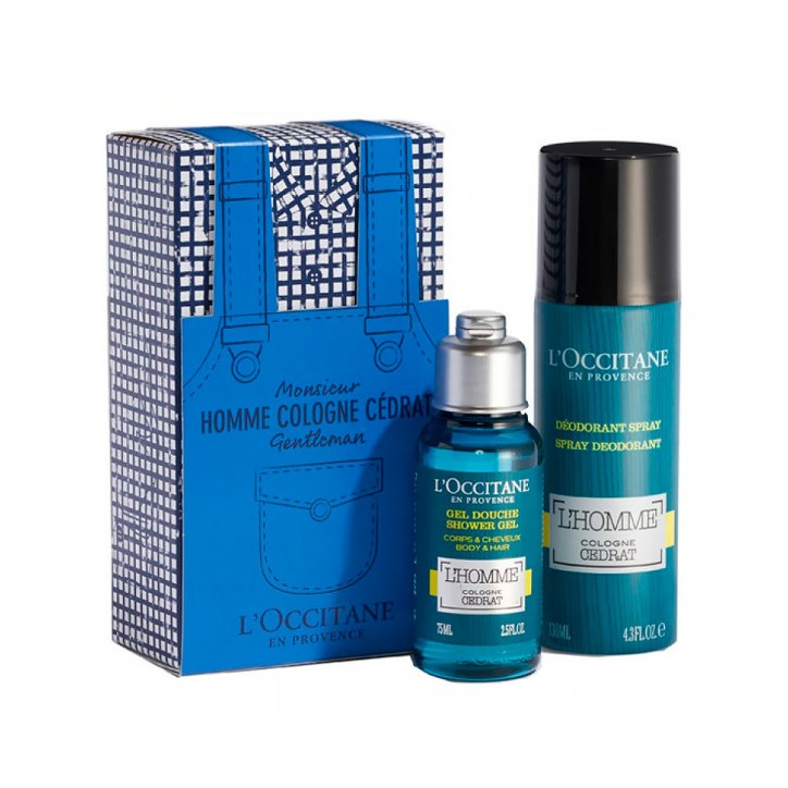 HOMME COLOGNE CÉDRAT SET